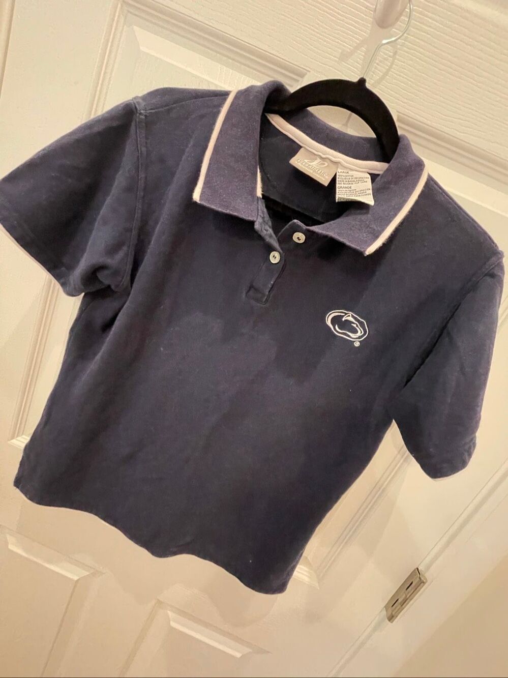 Penn State polo youth large navy blue Nittany Lions